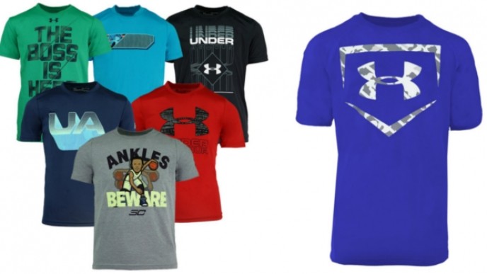 Kids Under Armour T-Shirts Just $8 @ Proozy