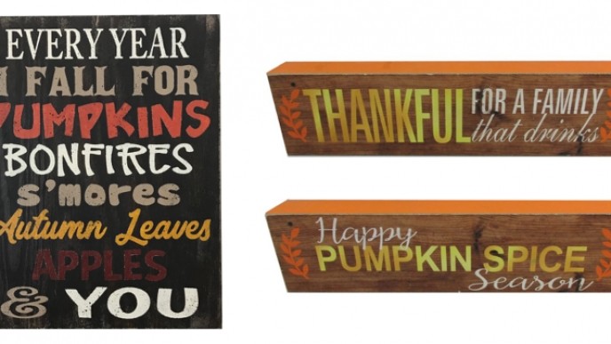 Fall Sentiment Signs Down To $5 @ Michaels