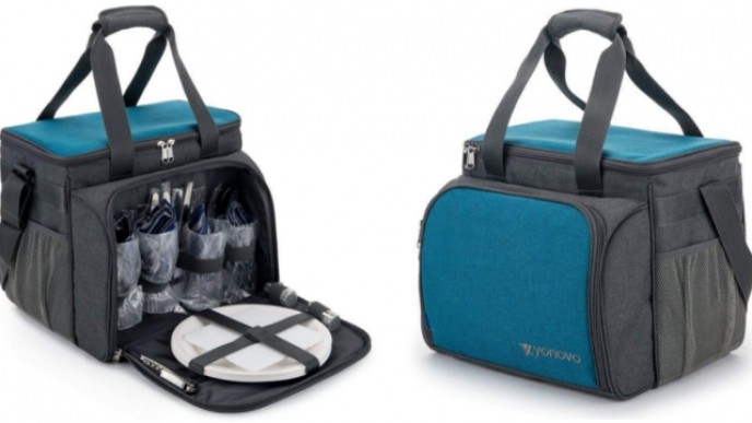 Insulated Picnic Basket Set Just $19.76 @ Amazon