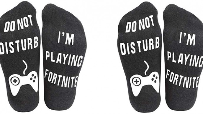 Do Not Disturb I'm Playing Fortnite Socks Just $7 @ Amazon