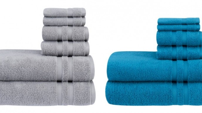 6 Piece Bath Towel Set Down To $6 @ Walmart