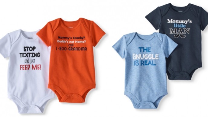 Attitude Baby Bodysuits Down To $1.25 @ Walmart