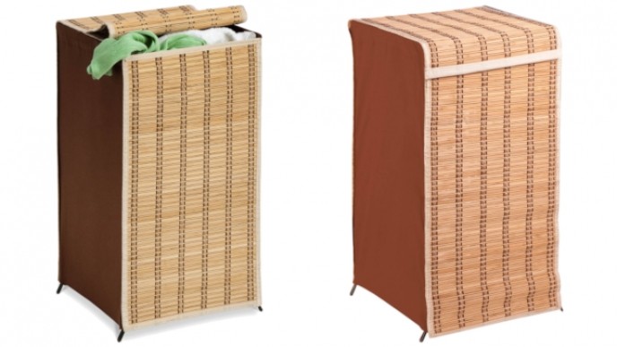 Bamboo Wicker Hamper Down To $6.93 @ Walmart