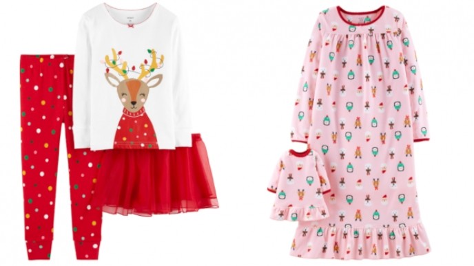 Save 50% Off Christmas Pajamas For The Family + Extra 20% Off @ Carter's