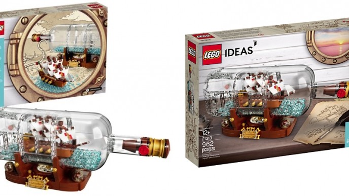 walmart lego ship in a bottle