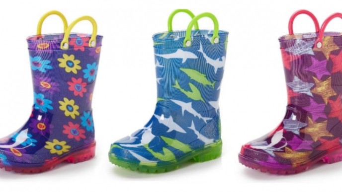 Kids Light Up Rain Boots Just $8 Today Only @ Zulily