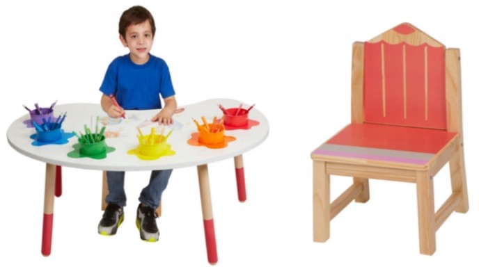 ALEX Art Pallet Desk And Chair Just $40 (Was $108) @ Amazon