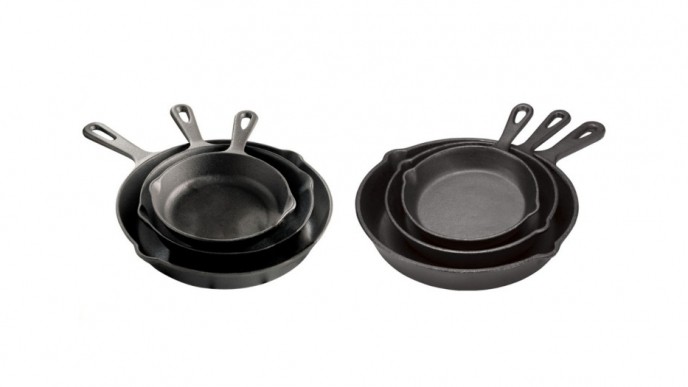 3 Pack Cast Iron Skillets Just $7 @ JC Penney