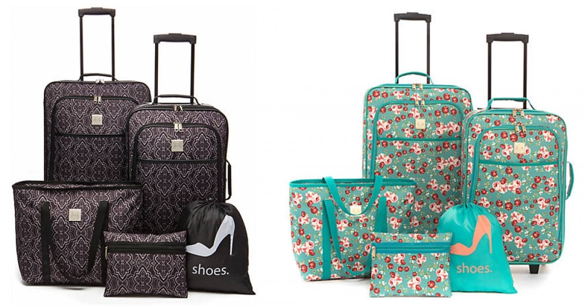 5 Piece Luggage Sets Just 30 Belk