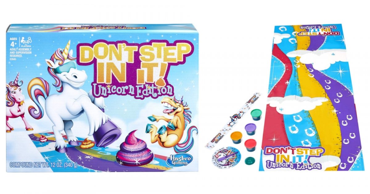 Hasbro Don’t Step In It Game Amazon Exclusive Unicorn Edition - FACTORY SEALED 