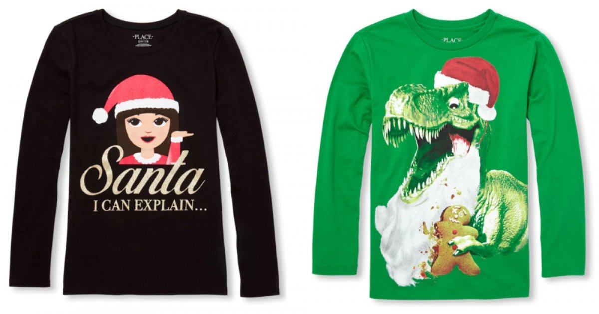 Kids Christmas Graphic TShirts Just 2.99 Children