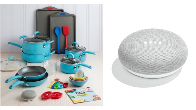 30 Piece Non-Stick Cookware Set + Google Home Mini Just $70 @ Walmart