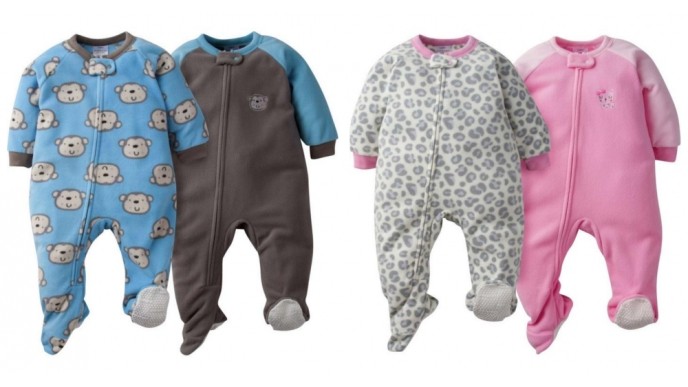 Gerber Fleece Sleepers Down To $3.25 @ Amazon