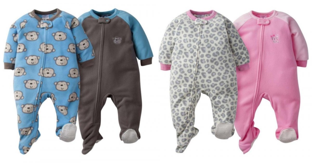 Gerber Fleece Sleepers Down To 3.25 Amazon