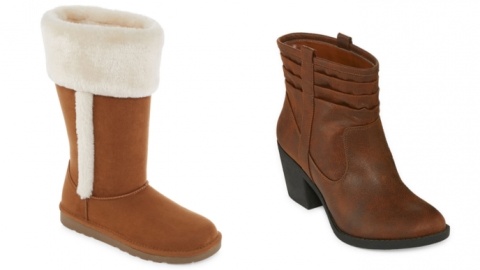 Up To 80% Off + Extra 25% Off Women's Boots @ JC Penney