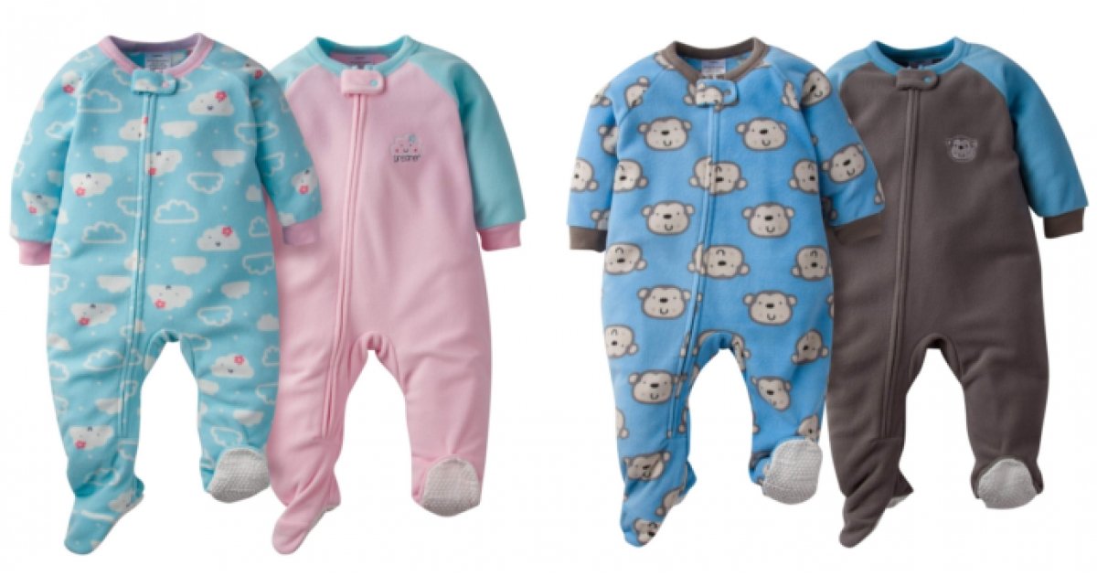 Gerber Fleece Sleepers Only 3.25 Walmart