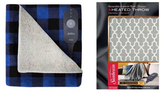 50% Off Heated Sherpa Throws @ Walmart