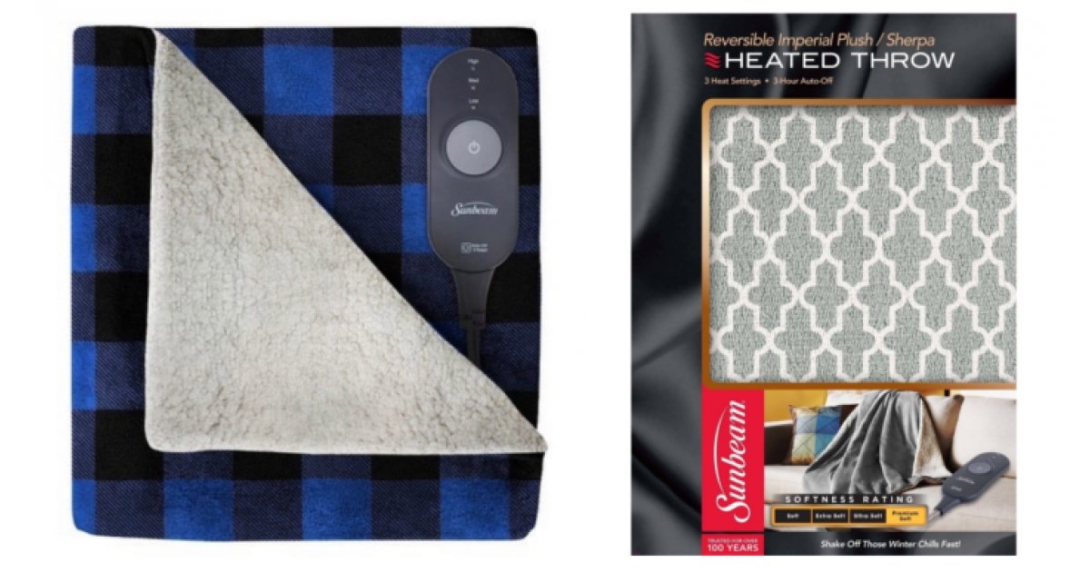 50 Off Heated Sherpa Throws Walmart