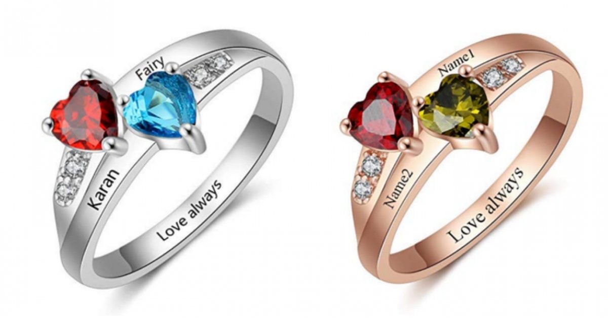 Personalized Mother Daughter Rings Just 22 Amazon