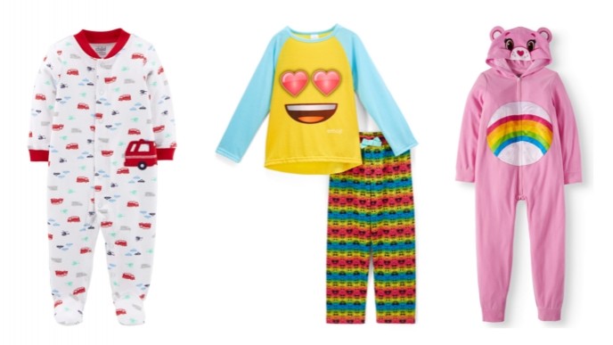 Adorable Kids Pajamas From $2 @ Walmart