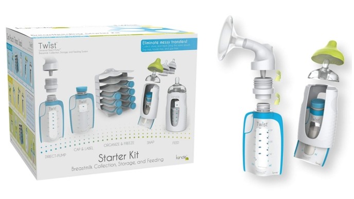 50% Off Kiinde Breast Milk Storage Twist Bottle Starter Kit @ Amazon