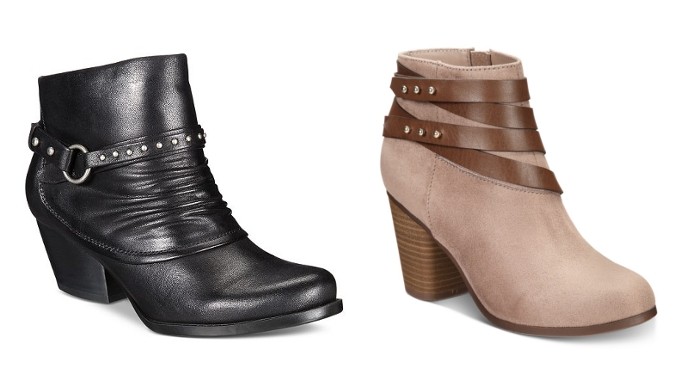 macys boots and booties