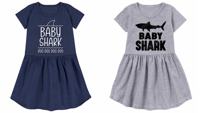 Baby Shark Song Dresses Down To $13 @ Zulily