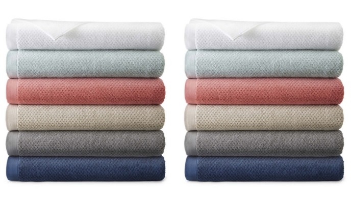 Quick Dri Textured Bath Towels Down To $3.74 @ JC Penney