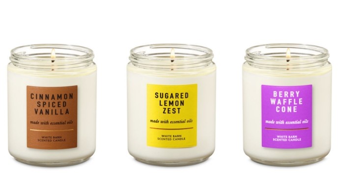 Single Wick Soy Candles Just $6 Today Only @ Bath and Body Works