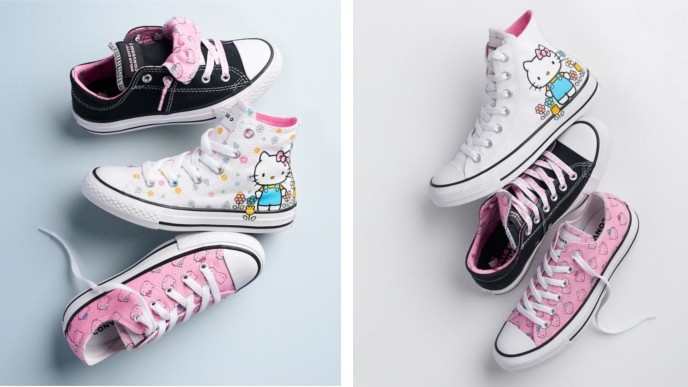 The New Hello Kitty Mommy And Me Converse Sneakers Are Here