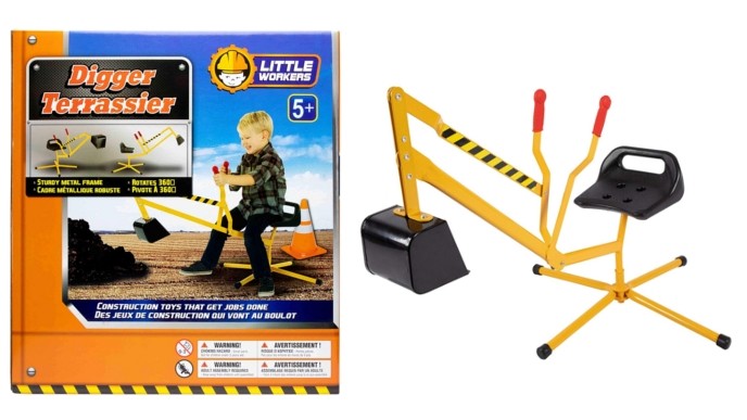 52% Off Little Workers Sand And Dirt Digger Ride-On @ Amazon