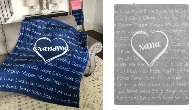 Save $20 Off Personalized Family Name Blankets @ Jane