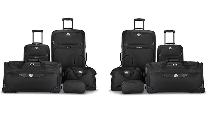 5 Piece Luggage Set Down To $50 @ Amazon