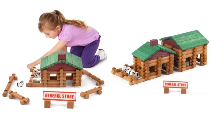 70% Off 170 Piece Wooden Logs Building Set @ Amazon