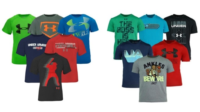 children's under armour shirts