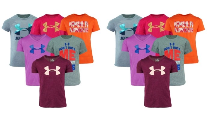 Girls Under Armour T-Shirts Just $8 @ Proozy