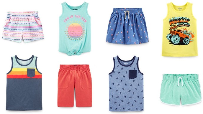 Buy 1 Get 2 Free Tanks, Skirts, And Shorts @ OshKosh