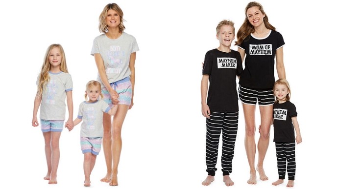 Mommy And Me Matching Pajamas From $4 @ JC Penney