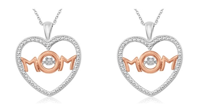 Diamond Mother's Day Necklace Just $15 @ SuperJeweler