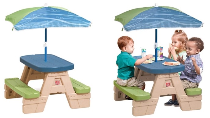 Step2 Picnic Table With Umbrella Now 30% Off @ Amazon
