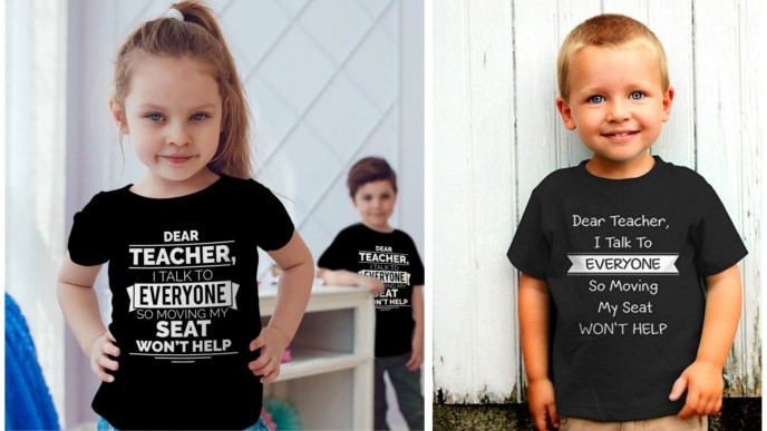 Dear Teacher I Talk To Everyone Kids' Top Just $13 @ Amazon