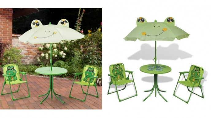 Myah Frog Kids 4 Piece Bistro Set Just $23 @ Wayfair