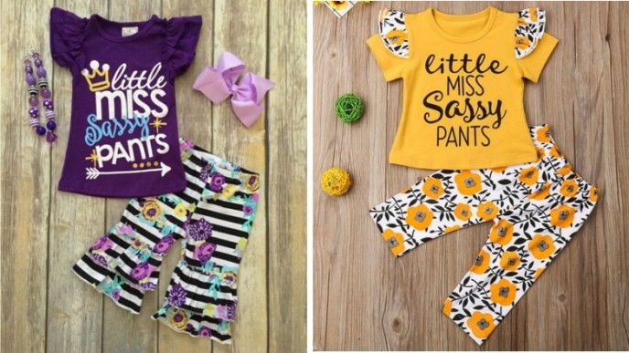 Little Miss Sassy Pants Outfit From $5 @ Amazon