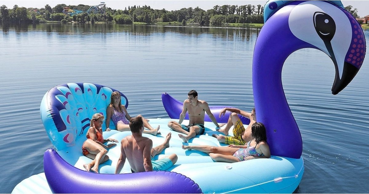 giant inflatable peacock