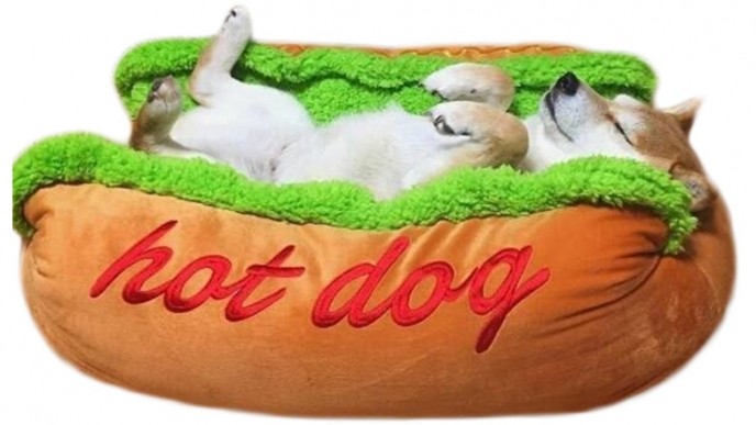 Adorable Hot Dog Pet Bed Just $26 @ Amazon