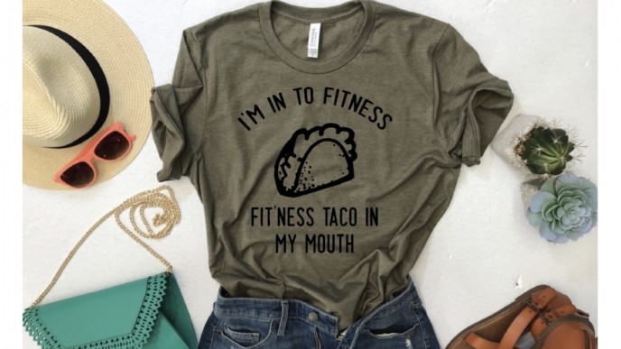 I'm Into Fitness - Fit'Ness Taco In My Mouth T-Shirts 