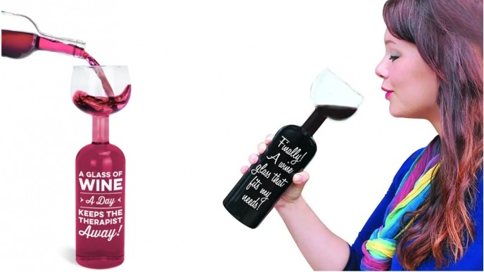 Ultimate Wine Bottle Glass Just $15 @ Amazon