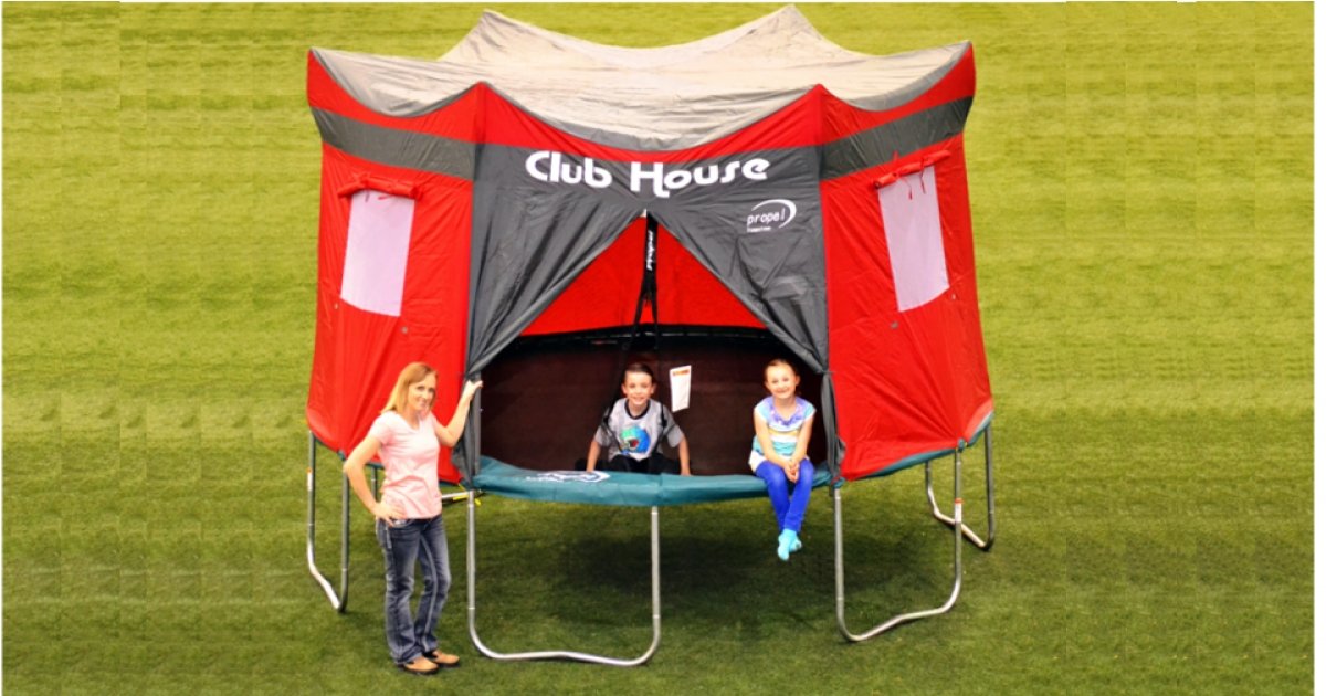 Trampoline Clubhouse Tent From 9 Kmart