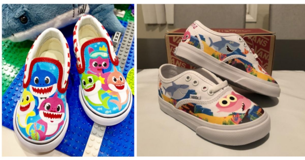 baby shark vans etsy