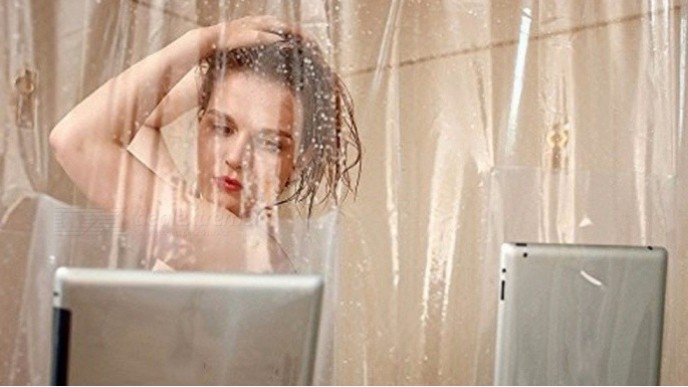 Shower Curtain With Electronic Pockets Just 10 Amazon